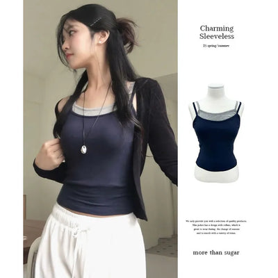 Charming Color Block Sleeveless