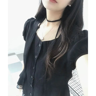 Ali Square Frill Blouse