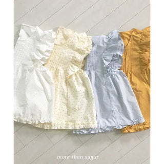 Wings Dot Frill Blouse