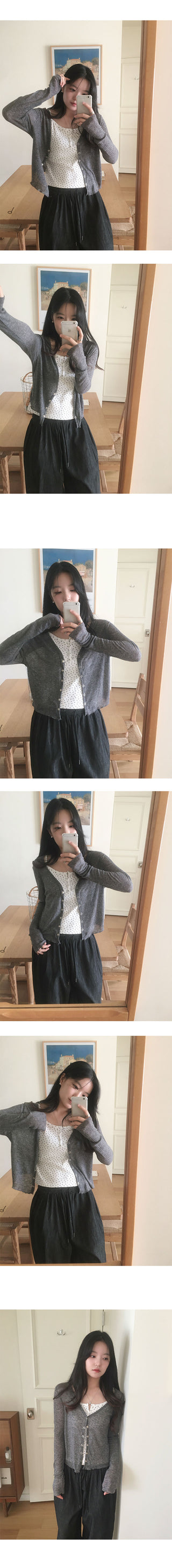 Clara Snap Button Cardigan