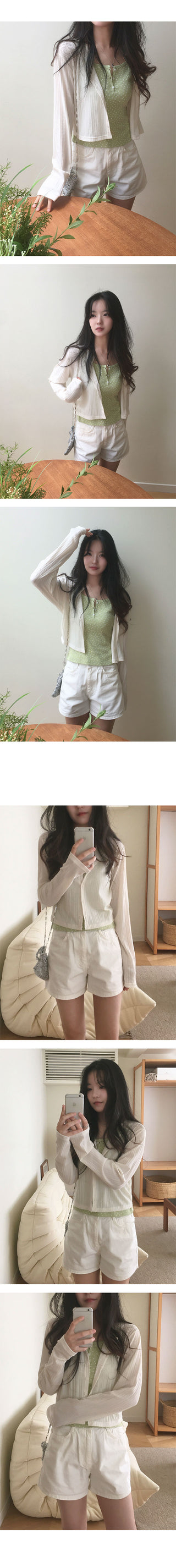 Millie Ribbed Summer Cardigan