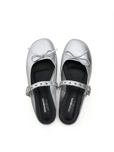 [MOROMORO] bow ballet flats