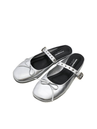[MOROMORO] bow ballet flats