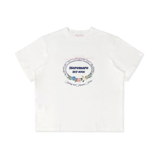 [MOROMORO] bow embroidered tee