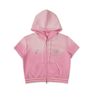[MOROMORO] printed hoodie set