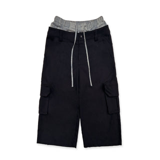 [MOROMORO] linen bermuda shorts