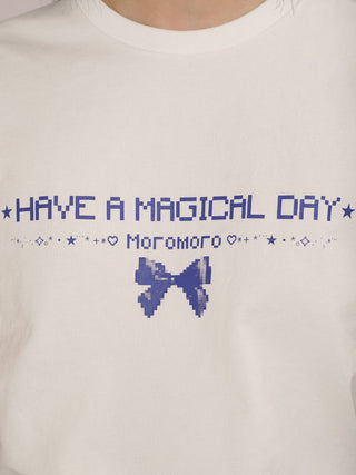 [MOROMORO] y2k printed tee