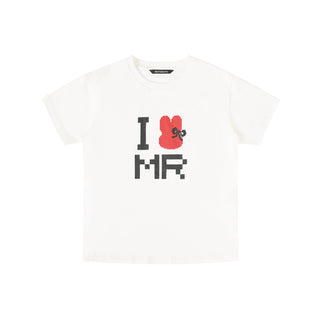 [MOROMORO] distressed pink tee