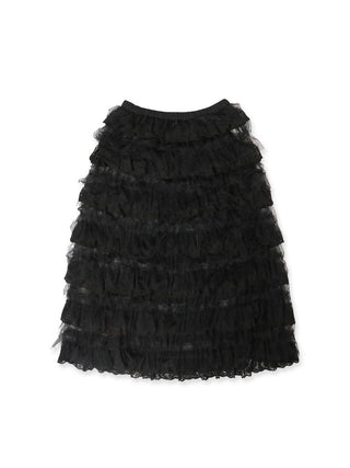 [MOROMORO] lace cake skirt