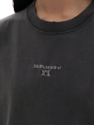 [MOROMORO] bow embroidered tee