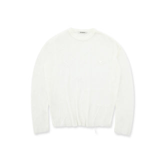 [MOROMORO] bow tassel blouse