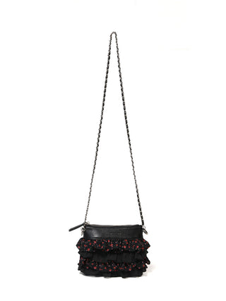[MOROMORO] floral messenger bag