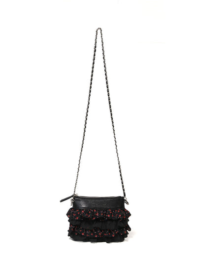 [MOROMORO] floral messenger bag