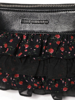 [MOROMORO] floral messenger bag