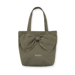 [MOROMORO] bow canvas bag