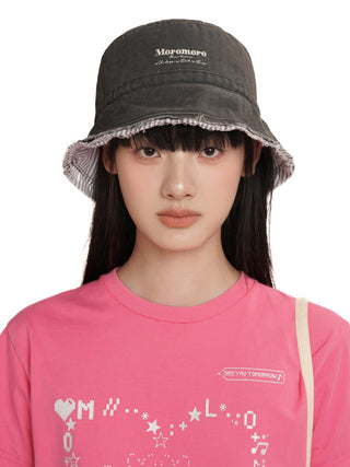 [MOROMORO] bow bucket hat