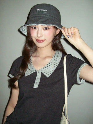[MOROMORO] bow bucket hat