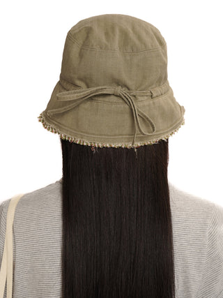 [MOROMORO] bow bucket hat