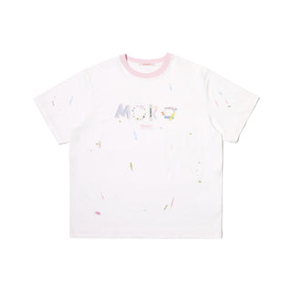 [MOROMORO] splash ink tee