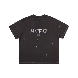 [MOROMORO] splash ink tee