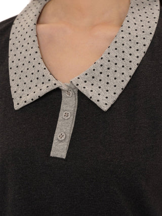 [MOROMORO] polka dot tee