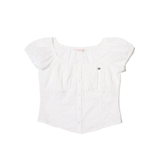 [MOROMORO] lace cardigan top