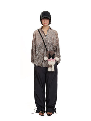 [MOROMORO] lace casual pants