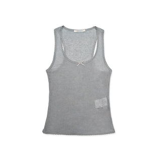 [MOROMORO] lace lazy camisole