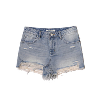 [MOROMORO] denim short shorts