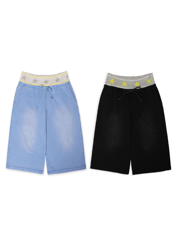[MOROMORO] monkey wash shorts