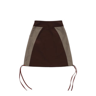 [MOROMORO] split nylon skirt
