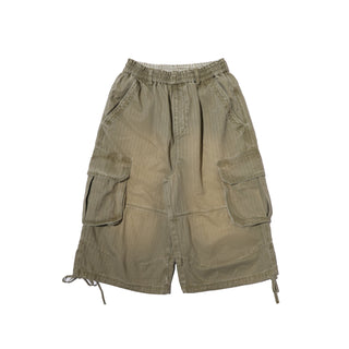 [MOROMORO] tooling cropped trousers