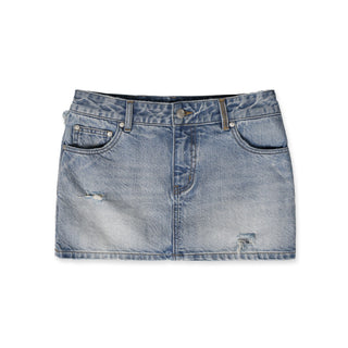 [MOROMORO] denim miniskirt