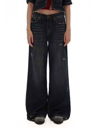 [MOROMORO] monkey wash jeans