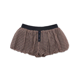 [MOROMORO] puffy waist shorts