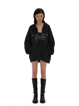 [MOROMORO] bow knit cardigan