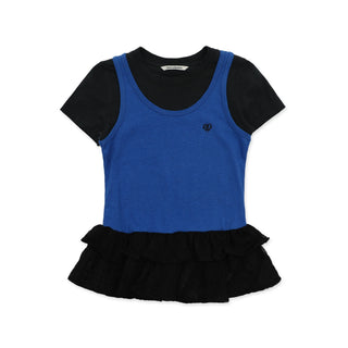 [MOROMORO] plaid lace top