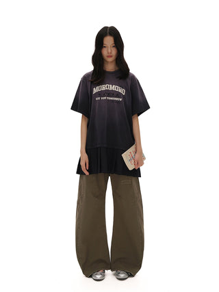 [MOROMORO] monkey wash skirt