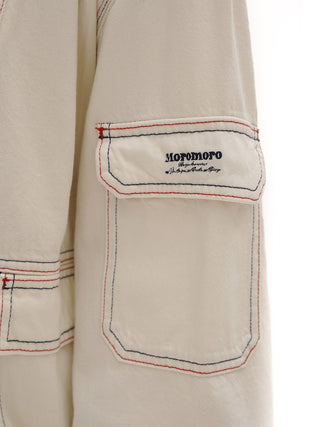 [MOROMORO] denim coat