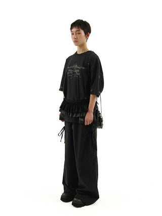 [MOROMORO] windproof casual pants