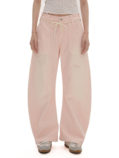 [MOROMORO] grapefruit wide trousers