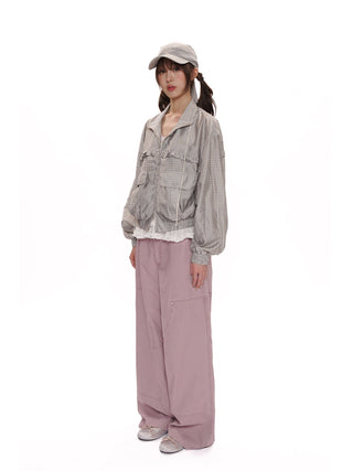 [MOROMORO] plaid baseball cap