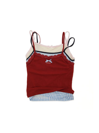 [MOROMORO] bandage lace camisole