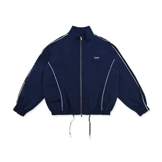 [MOROMORO] patchwork sports suit