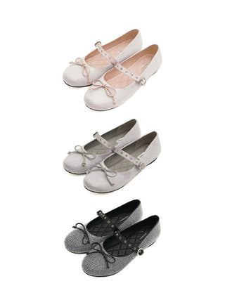 [MOROMORO] diamond ballet shoes