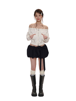 [MOROMORO] rabbit cardigan