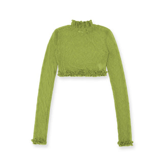 [MOROMORO] stretch lace top