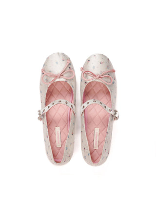 [MOROMORO] satin ballet shoes