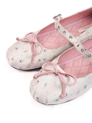 [MOROMORO] satin ballet shoes