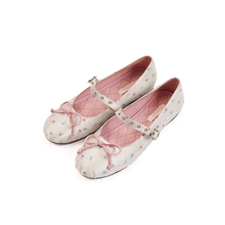 [MOROMORO] satin ballet shoes
